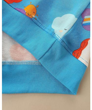 Girls Unicorn Sweatshirt | Cotton Long Sleeve Top for Kids 6-7 Years | Toddler Casual Jumper | Children's T-Shirt for Ages 1-12 - Buy Online on GoSupps.com