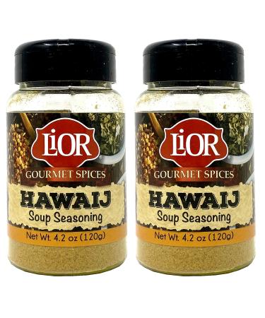 LiOR Spices Hawaij for Soup Stews Savory Hawaij Spice 4.2 Ounce (Pack of 2)