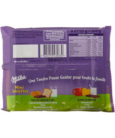 Milka Mini tablet - Pack of 8x25g - Buy Online on GoSupps.com