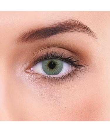 Buy Lenzotica Atlantis Gray Colored Contact Lenses - Natural Gray Coverage -2.50 Prescription 3-Month Supply Includes Case - Buy Online on GoSupps.com