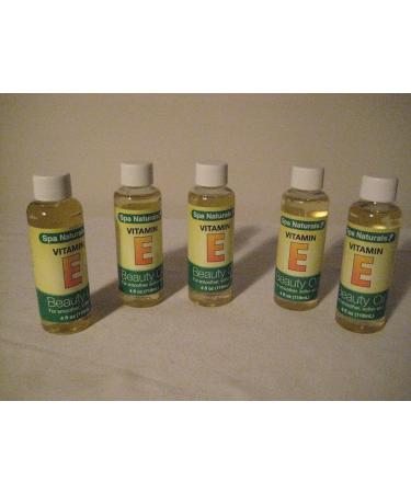 Spa Natural Vitamin E Beauty Oil 4 oz (5 pack)