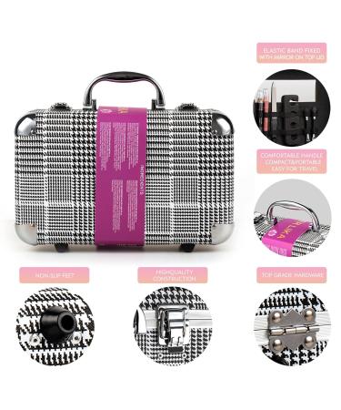 Ultimate Makeup Kit Gift Set for Adults & Girls | Full Beginner Makeup Essentials - Eye Shadow Blush Lip Gloss & More (Houndstooth - Buy Online on GoSupps.com