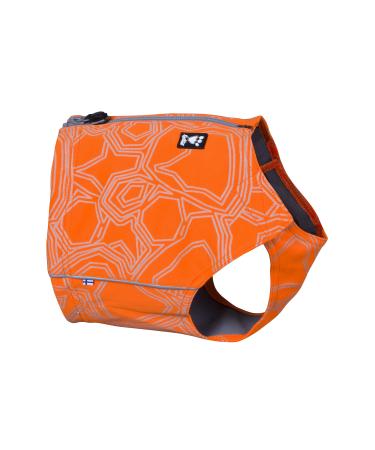 Hurtta Warning vest for dogs X-Large Orange safety vest for dogs orange camouflage hunting jacket for outdoor activities XL X-Large Orange