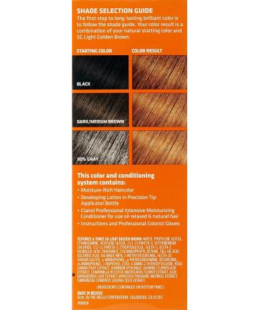 Clairol Professional Texture and Tones 1 oz Light Golden Brown Hair Dye - Fade Resistant Permanent Hair Color - Buy Online on GoSupps.com
