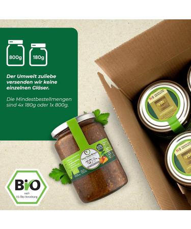 Organic Vegetable Broth - 85% Natural Ingredients | No Powder Yeast Sugar or Additives (4x180g) - International Shipping Available - Buy Online on GoSupps.com
