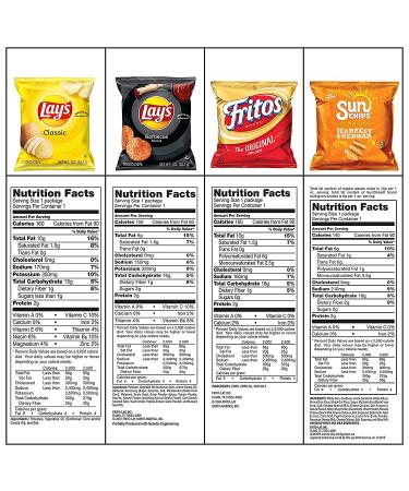 Frito-Lay Sweet & Salty Snacks Variety Box - 50 Count Care Package of Cookies, Crackers, Chips & Nuts - Buy Online on GoSupps.com