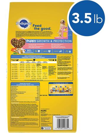 Pedigree Puppy Dry Dog Food Chicken 3.5lb - Complete Nutrition (1 Pack) - Buy Online on GoSupps.com