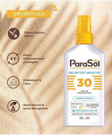 Parasol Protection Spray 30 FPS - Ultimate UV Defense for All Skin Types | International Shipping Available - Buy Online on GoSupps.com