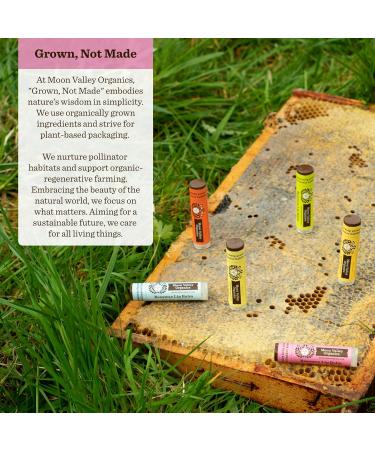 Moon Valley Organics Herbal Lip Balm - Blackberry - Buy Online on GoSupps.com