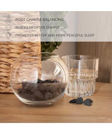 Slungite Stones for Water Purification - 1000g | Scorchit Chips for Crystal Water Bottles | Sustainable Home & Wellness - Buy Online on GoSupps.com