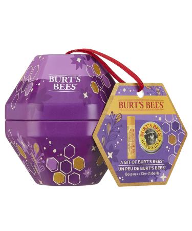 Burt's Bees Gift Set Beeswax Lip Balm & Hand Salve in a Bauble Bit of Burt's Bees Packaging May Vary 2 Count (Pack of 1) Beeswax Bauble