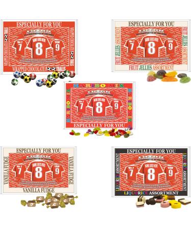 Luton Football Shirt Personalised Gift Boxed Sweets Variety