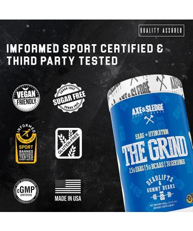 Axe & Sledge The Grind EAA's + Hydration ICEE Cherry - Energizing Cherry Flavored Amino Acids for Enhanced Performance - Buy Online on GoSupps.com
