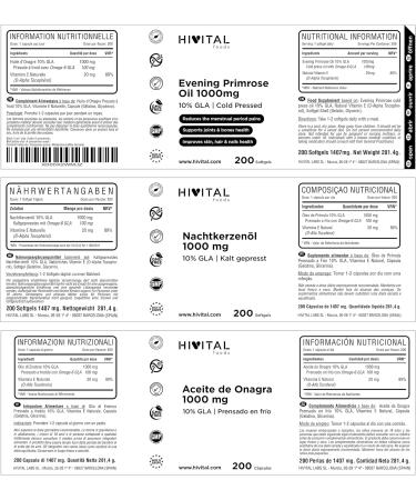 Nighting Cup Oil 1000 mg - Cold Pressed Softgel Capsules | 200 Count | Hormone Balance & Healthy Joints Skin Hair & Nails | 10% Omega-6 GLA - Buy Online on GoSupps.com