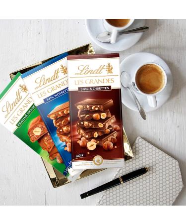 Lindt - Tablette LES GRANDES 34% Noisettes - Chocolat Noir 150g Noisette 150g - Buy Online on GoSupps.com