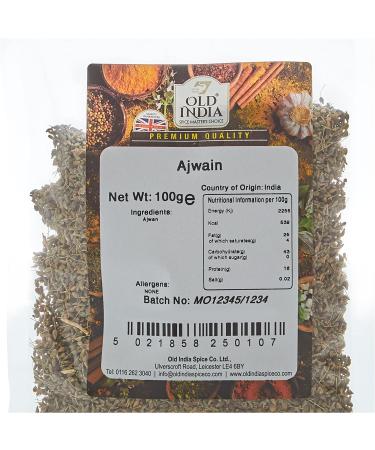 Old India Ajwain 100g - Premium Quality Ajwain Seeds for Cooking and Ayurvedic Benefits - Buy Online on GoSupps.com