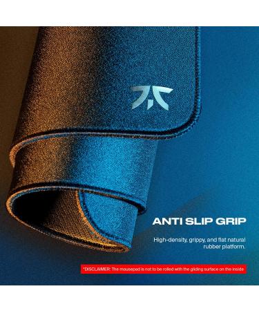 Buy Fnatic Dash XD Extended Gaming Mat | Professional E-sports | Non-Slip Rubber | Sewn Edges | XL Size 950x500mm | Black Hybrid Fabric - Buy Online on GoSupps.com