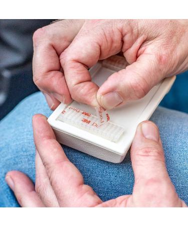 Dual Lock Tape Mounting Kit for EZ Pass/I-Pass/Toll Tag - 4 Strips (2 Sets) - Peel and Stick Adhesive, Alcohol Prep Pad Included - 1.5 Length - Buy Online on GoSupps.com