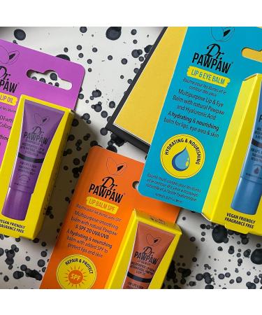 Dr.PAWPAW Lip & Eye Balm - Multipurpose Natural Hydrating Balm for Lips Eyes & Skin | 8 ml - Fragrance-Free Beauty Essential - Buy Online on GoSupps.com