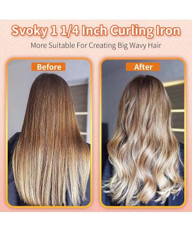 1 Inch Extra Long Curling Iron - Professional Ceramic Barrel Wand for Long Hair | International Shipping - Buy Online on GoSupps.com