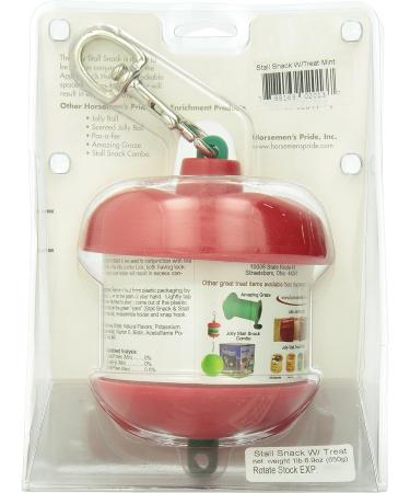 Horsemen's Pride Stall Snack Holder with Peppermint Flavored Refill - Equine Treat Dispenser - Buy Online on GoSupps.com