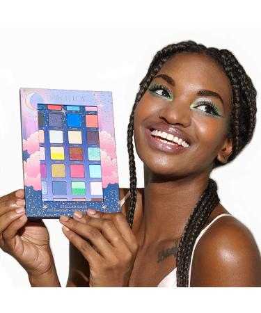 Pacifica Beauty Stellar Gaze Eye Shadow Palette - 28 Vegan, Cruelty-Free Shades | Matte, Shimmer & Glitter Mica | Eco-Friendly Packaging - Buy Online on GoSupps.com