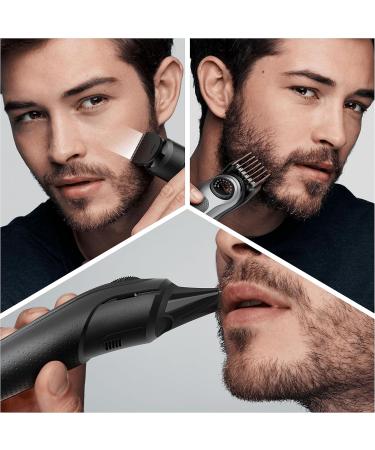 Braun Beard Trimmer Series 5 & Hair Clippers with Gillette Fusion5 ProGlide Razor 39 Length Settings UK 2 Pin Plug BT5260 Black/Silver - Buy Online on GoSupps.com