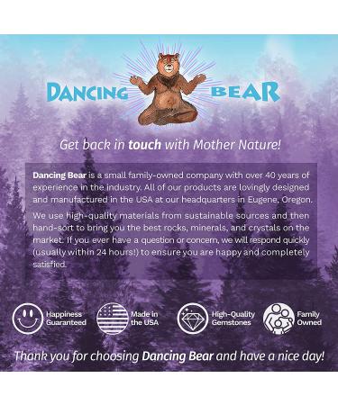 DANCING BEAR Black Tourmaline & Selenite Combo Pack - 1 LB Each | Healing Crystals for Good Vibes | Cleansing Energy | Made in USA - Buy Online on GoSupps.com