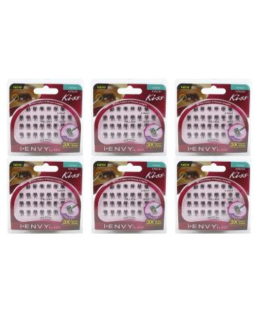 Kiss I Envy Trio Short 30 Count Lashes - Pack of 6 | Affordable Trio Lash Set - Buy Online on GoSupps.com
