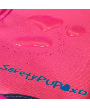 SafetyPUP XD Dog Safety Vest - Pink | Sizes for Dogs 14 to 130 lbs | X-Small to X-Small - Buy Online on GoSupps.com