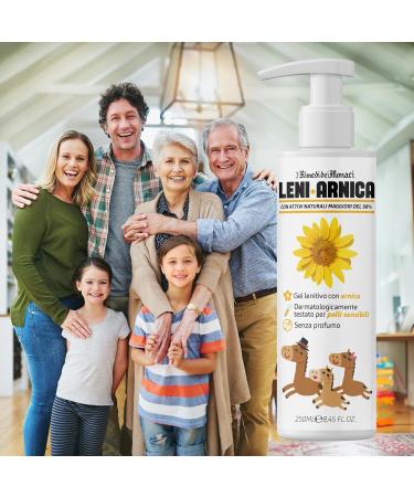Gel Arnica Montana 98% 250ml | LeniArnica Gel Naturel pour Muscles et Contusions | Peaux Sensibles Sans Parfum Hypoallerg nique Absorption Rapide | Made in Italy - Buy Online on GoSupps.com