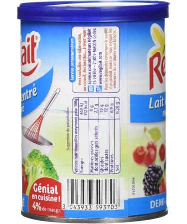 R gilait Unsweetened Condensed Milk Semi-Skimmed Box 3 x 410 g - Pack of 2 - Buy Online on GoSupps.com
