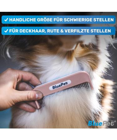 Bluepet Zauberkamm - Patented Rotating Comb for Long-Haired Dogs Cats & Humans - Effortlessly Removes Knots & Tangles - Buy Now! - Buy Online on GoSupps.com