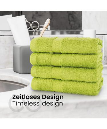 8-Piece Apple Green Towel Set - Soft & Absorbent - 50x100 cm - Perfect for International Shipping - Buy Online on GoSupps.com