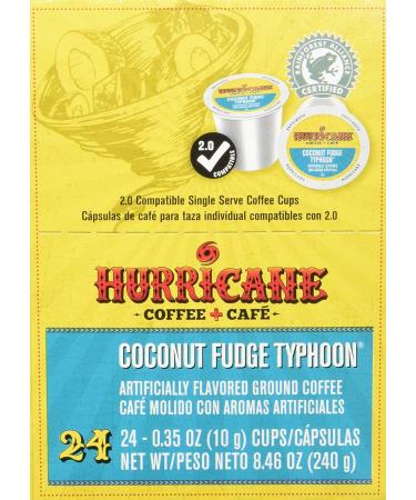 Single Cup Coconut Fudge Typhoon Coffee 24 Count - Buy Online on GoSupps.com