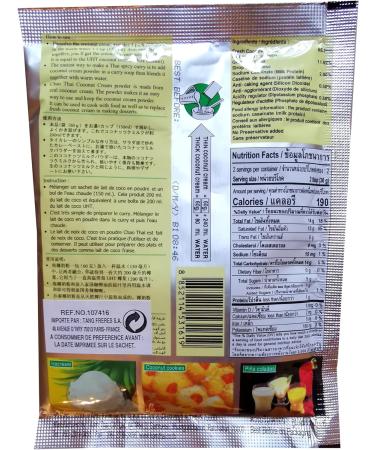 Chao Thai Coconut Cream Powder 2.0z - Buy Online on GoSupps.com