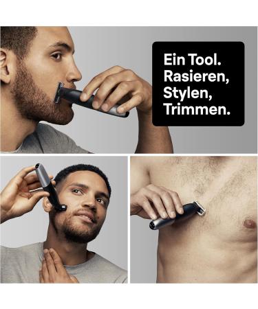 Braun Series X All-in-One Beard Trimmer & Groomer - Electric Shaver & Haircutter for Men | 6 Comb Attachments Travel Bag Perfect Gift - XT5200 - Buy Online on GoSupps.com