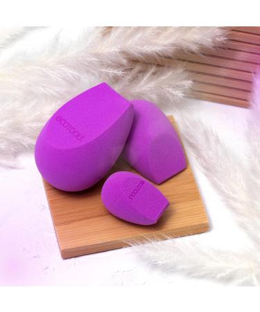 EcoTools Bioblender Makeup Sponge Trio - Large, Medium, Small | Cruelty Free, Vegan Beauty Sponges for Liquid and Cream Foundation - 3 Pack - Buy Online on GoSupps.com