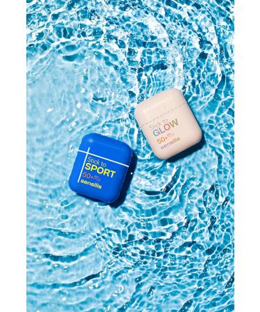 Sensilis - Sport Stick SPF50 Stick de Protection Solaire Prot ge la Peau des Rayons UVB et UVA Pr vient le Vieillissement Fini Invisible Application Pr cise Tous Types de Peaux - 10 g - Buy Online on GoSupps.com