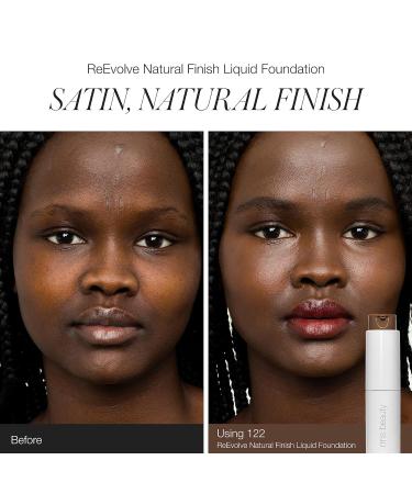 RMS Beauty ReEvolve Natural Finish Foundation - Refillable Liquid Makeup | 22 Full Size Skin Tint for Flawless Face - Buy Online on GoSupps.com