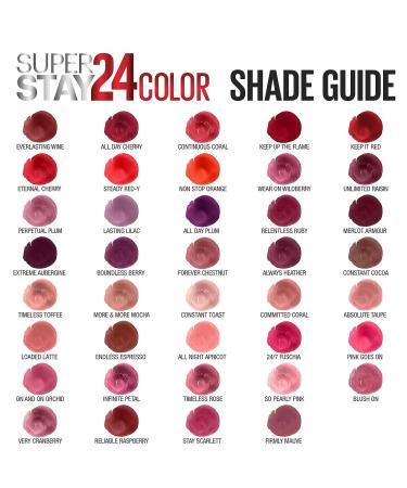 Maybelline Super Stay 24-Hour Liquid Lipstick & Balm Set - Relentless Ruby | Long Lasting, Highly Pigmented Color | Ruby Red Shade | 1 Count - Buy Online on GoSupps.com