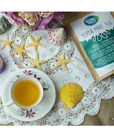 Yerba Mate Tea Bags - 50 Count by The Natural Health Market | Natural Stimulant with Vitamins & Minerals | Smooth Caffeine Boost | No Jitters - Buy Online on GoSupps.com