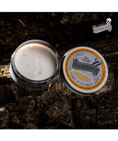 Beardburys Natural Hair Pomade - Medium Hold Half Matt Wax for Men | Professional Hair Styling 100ml - Buy Online on GoSupps.com
