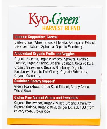 Kyo-Green Harvest Blend Superfood Supplement - 6 Oz Drink Mix | Nutrient-Rich Energy Boost - Buy Online on GoSupps.com