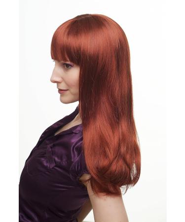 WIG ME UP 3114-350 Ladies Wig - Long Straight Red Copper Hair with Bangs | International Shipping Available - Buy Online on GoSupps.com