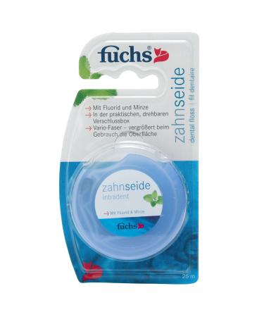 Fuchs dental floss waxed mint flavour 25 m