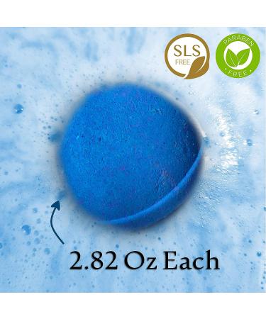 Men's Bath Bombs Gift Set - 24 Therapeutic Shea Spa Fizzers with Essential Oils. Perfect Aromatherapy Gift for Men, Husband, Boyfriend - Buy Online on GoSupps.com