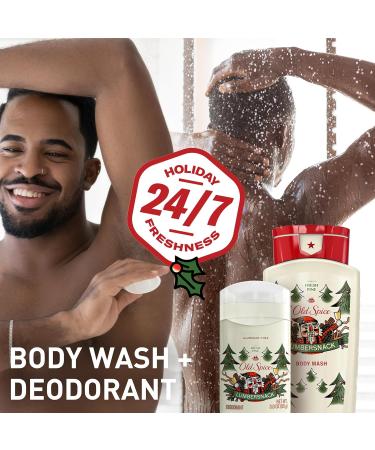 Old Spice Aluminum Free Deodorant for Men Holidudes Limited Edition 24/7 Holiday Freshness Odor Protection Stocking Stuffer Lumbersnack with Fresh Pine Scent 3.0 oz (Pack of 3) - Buy Online on GoSupps.com
