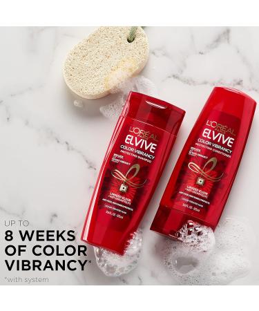 L'Oreal Paris Elvive Color Vibrancy Conditioner - Protects & Enhances Color-Treated Hair - Linseed Elixir & Anti-Oxidants - 28 Fl Oz - Buy Online on GoSupps.com