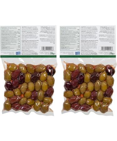 TrofoPlan Green Olives and Greek Kalamata Mixed Pack of 2 x 200g (Total: 400g) - Buy Online on GoSupps.com